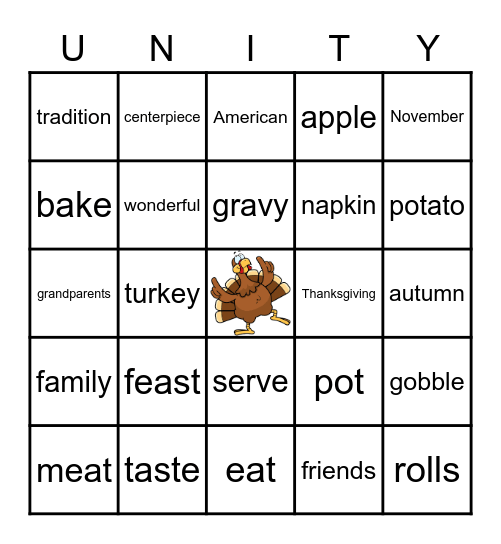 UNITED WAY 2020 Bingo Card