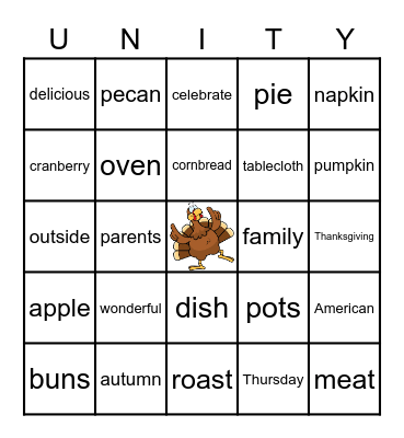 UNITED WAY 2020 Bingo Card