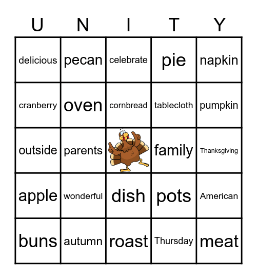 UNITED WAY 2020 Bingo Card