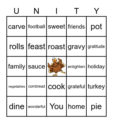 UNITED WAY 2020 Bingo Card