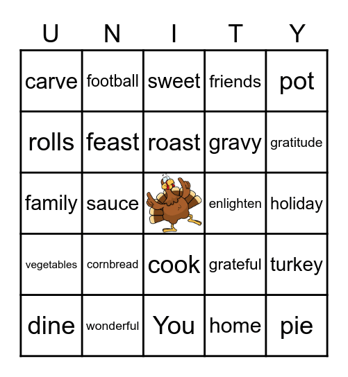 UNITED WAY 2020 Bingo Card