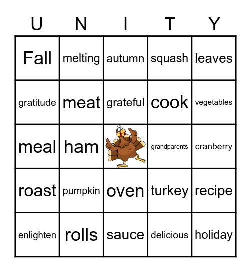 UNITED WAY 2020 Bingo Card
