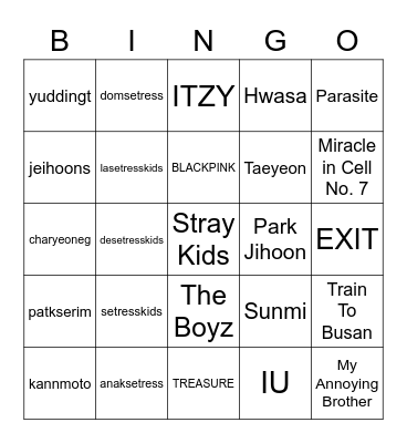 BINGO bareng anaksetress Bingo Card