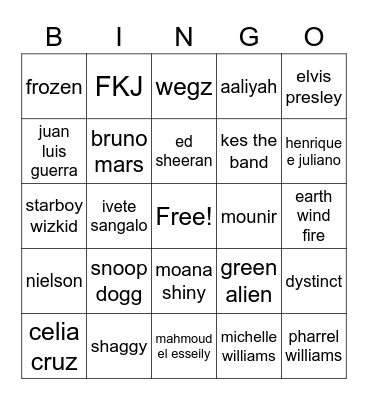 21 november 2020 nl Bingo Card