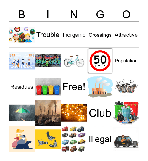 What's wrong with my city? Bingo Card