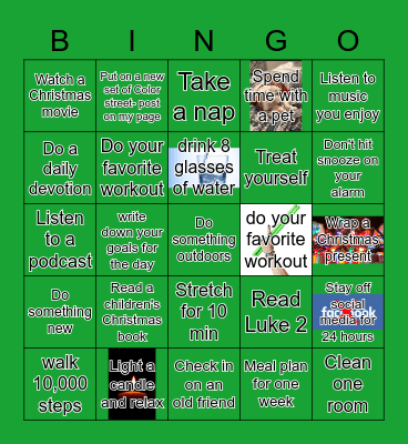 WELLNESS Bingo Card