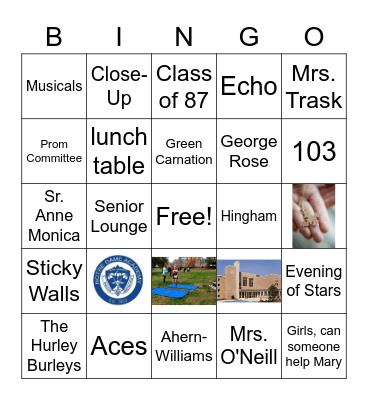 NDA Bingo Card