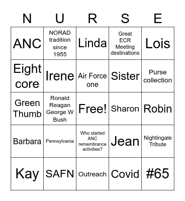 SALLY'S BIRTHDAY BINGO Card