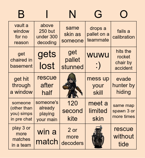 Chart 3 Bingo Card