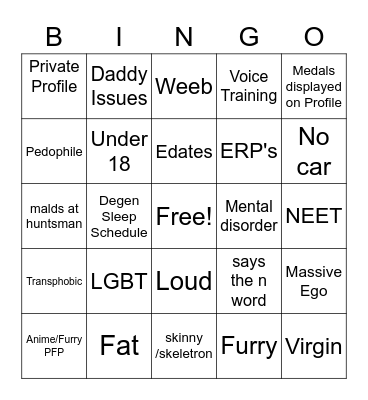 TF2 Comp Bingo Card