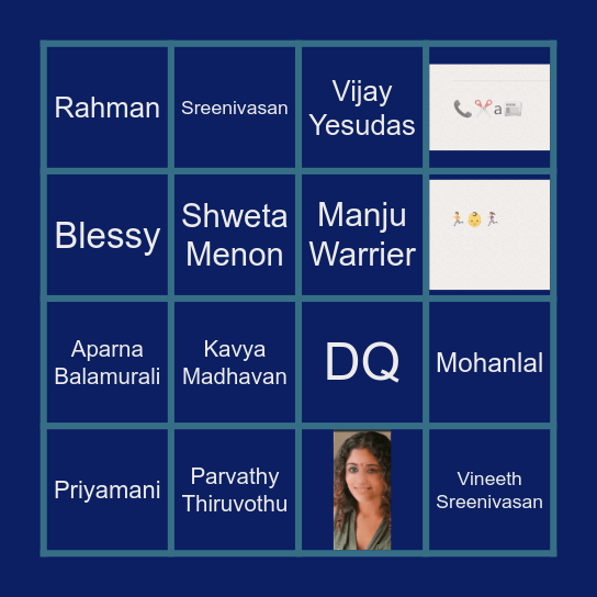 MALAYALAM MOVIE QUIZ Bingo Card