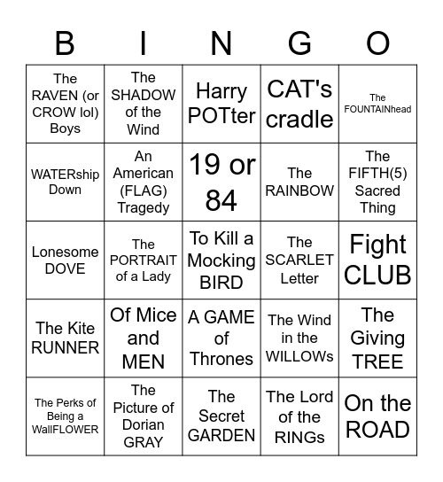 Jenn's Birthday Bingo Card