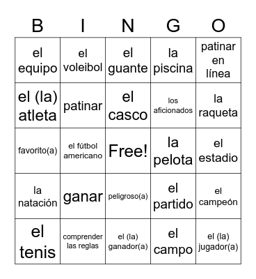 Av1: 6.1 Bingo Card