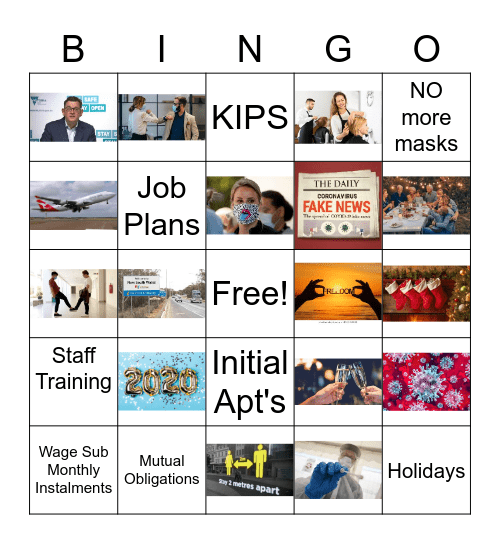 2020 Bingo Card