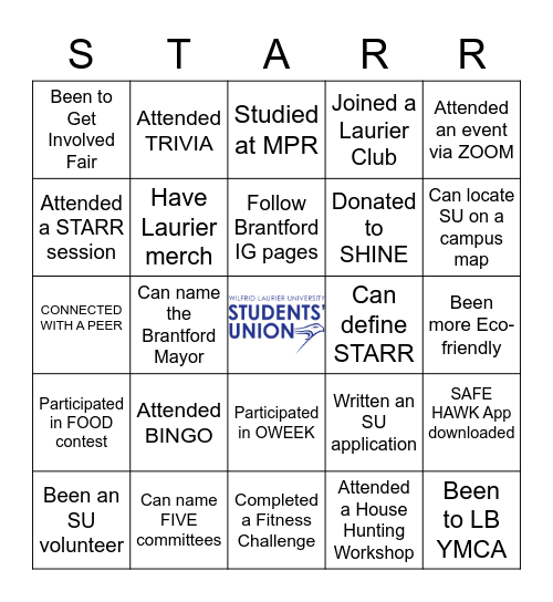 HIRING STARR! Bingo Card