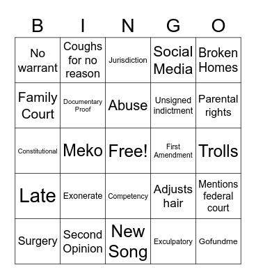Franny and Arlena Derp 2 Bingo Card
