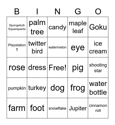 Art 11/23 Bingo Card