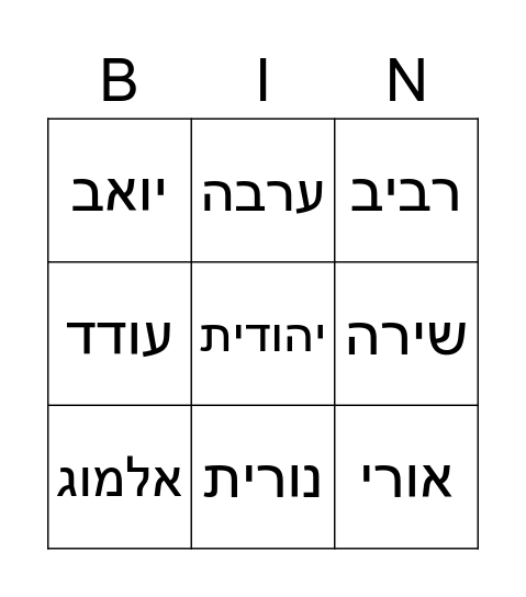 קפסולה ב Bingo Card