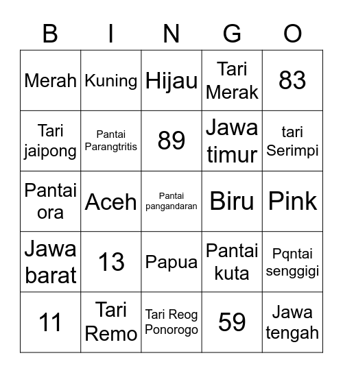 MV01SOMI Bingo Card