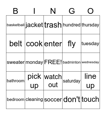 Fourth Grade Review Bingo #2 Bingo Card