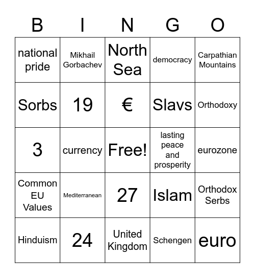 03. European Bingo Review Bingo Card