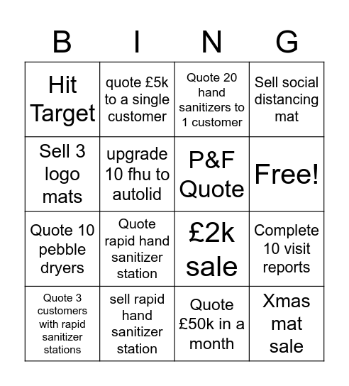 Super Happy Fun Bingo Card