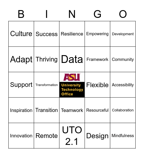 Buzzword Bingo Card