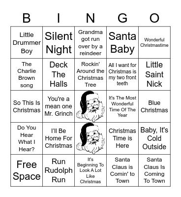 ACT Advisors Holiday Bingo Card
