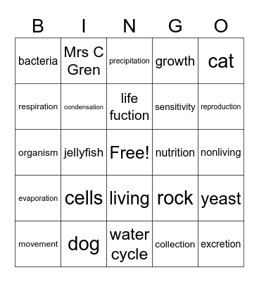 Harris Bingo Card