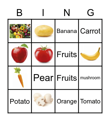 .... Bingo Card