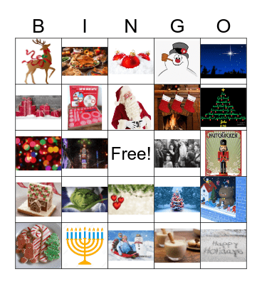 HOLIDAY BINGO!!! Bingo Card