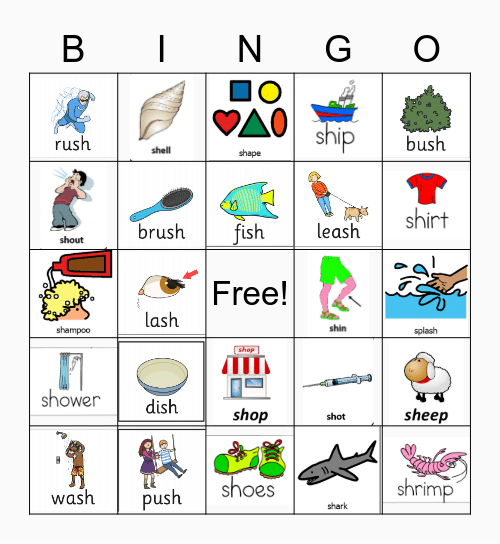 Sh Bingo! Bingo Card