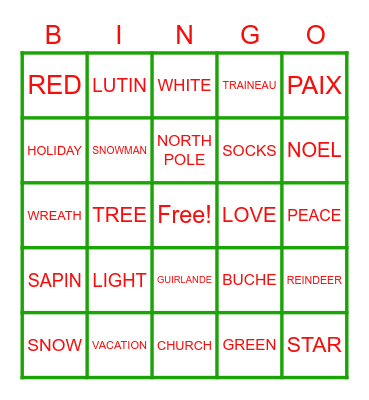 2020 - BINGO Card