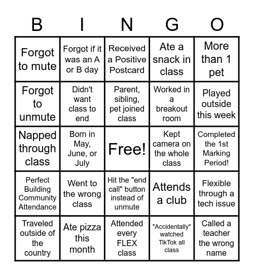 eLearning BINGO!! Bingo Card