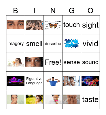 Imagery Bingo Card