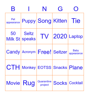 HPC Bingo Card