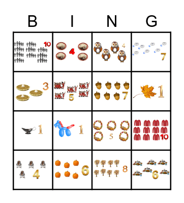 Fall Yall Bingo Card