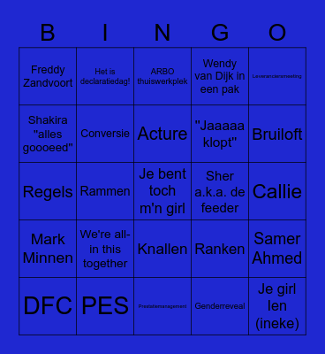 Baby Hak Bingo! Bingo Card