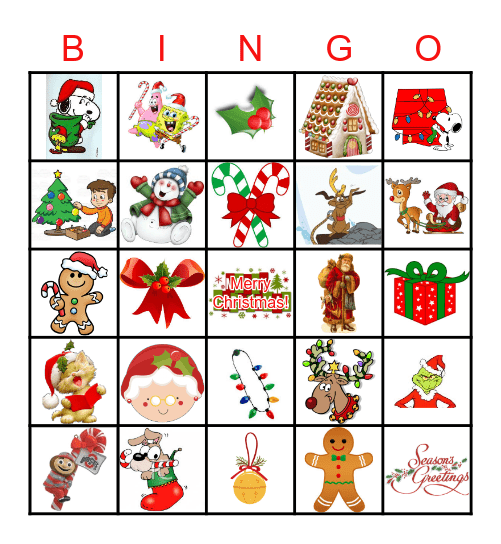 bingo natale Bingo Card