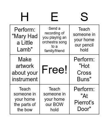 Thanksgiving Break Bingo! Bingo Card