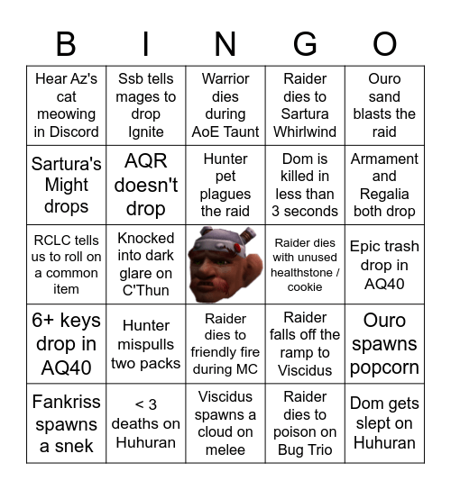 GTG AQ40 BINGO: Good Loot Edition Bingo Card