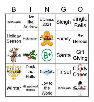 HHP bingo Card