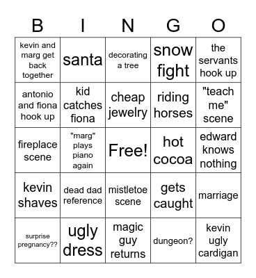 The Princess Switch 2 Bingo Card