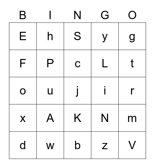 human and animal body Bingo Card