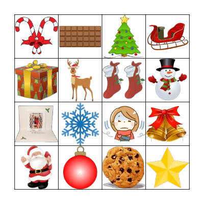 Christmas Bingo Card