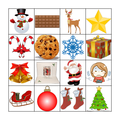 Christmas Bingo Card