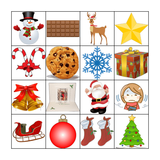 Christmas Bingo Card