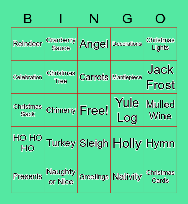 Clwb Cymru/Wales Club Bingo Card