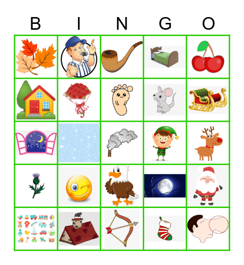 Ugly Sweater party Bingo Card