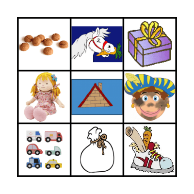 sinterklaas Bingo Card